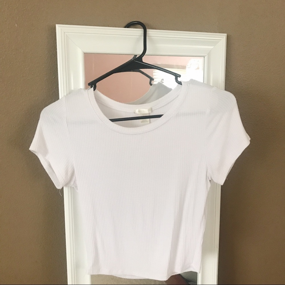 White Crop Top